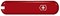 Передняя накладка для ножей VICTORINOX 65 мм, пластиковая, красная - фото 355628