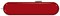 Задняя накладка для ножей VICTORINOX 58 мм, пластиковая, красная - фото 355657