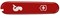 Передняя накладка для ножей VICTORINOX Fisherman и Angler 91 мм, пластиковая, красная - фото 355659