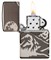 Зажигалка ZIPPO Armor™ с покрытием High Polish Black Ice®, латунь/сталь, чёрная, 38x13x57 мм - фото 356585