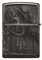 Зажигалка ZIPPO Lisa Parker с покрытием High Polish Black, латунь/сталь, чёрная, 38x13x57 мм - фото 356602