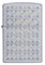 Зажигалка ZIPPO Sand Dollar Pattern с покрытием Satin Chrome, латунь/сталь, серебристая, 38x13x57 мм - фото 356610