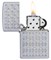 Зажигалка ZIPPO Sand Dollar Pattern с покрытием Satin Chrome, латунь/сталь, серебристая, 38x13x57 мм - фото 356611