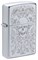 Зажигалка ZIPPO Skull Design с покрытием Satin Chrome, латунь/сталь, серебристая, 38x13x57 мм - фото 356615