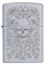 Зажигалка ZIPPO Skull Design с покрытием Satin Chrome, латунь/сталь, серебристая, 38x13x57 мм - фото 356616