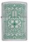 Зажигалка ZIPPO Luck Design с покрытием Brushed Chrome, латунь/сталь, серебристая, 38x13x57 мм - фото 356628