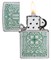 Зажигалка ZIPPO Luck Design с покрытием Brushed Chrome, латунь/сталь, серебристая, 38x13x57 мм - фото 356629
