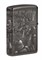 Зажигалка ZIPPO Knight Fight с покрытием High Polish Black, латунь/сталь, чёрная, 38x13x57 мм - фото 357022