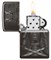 Зажигалка ZIPPO Knight Fight с покрытием High Polish Black, латунь/сталь, чёрная, 38x13x57 мм - фото 357027
