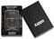 Зажигалка ZIPPO Knight Fight с покрытием High Polish Black, латунь/сталь, чёрная, 38x13x57 мм - фото 357030
