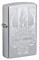 Зажигалка ZIPPO Harley-Davidson® c покрытием Satin Chrome™, латунь/сталь, серебристая, 38x13x57 мм - фото 357080