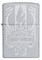Зажигалка ZIPPO Harley-Davidson® c покрытием Satin Chrome™, латунь/сталь, серебристая, 38x13x57 мм - фото 357081
