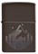 Зажигалка ZIPPO Mountain Design с покрытием Brown, латунь/сталь, коричневая, матовая, 38x13x57 мм - фото 357106