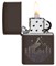 Зажигалка ZIPPO Mountain Design с покрытием Brown, латунь/сталь, коричневая, матовая, 38x13x57 мм - фото 357107