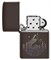 Зажигалка ZIPPO Mountain Design с покрытием Brown, латунь/сталь, коричневая, матовая, 38x13x57 мм - фото 357108
