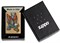 Зажигалка ZIPPO Tattoo Eagle с покрытием Brushed Brass, медь/сталь, золотистая, матовая, 38x13x57 мм - фото 357142