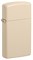 Зажигалка ZIPPO Slim® с покрытием Flat Sand, латунь/сталь, бежевая, матовая, 29x10x60 мм - фото 357149