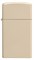Зажигалка ZIPPO Slim® с покрытием Flat Sand, латунь/сталь, бежевая, матовая, 29x10x60 мм - фото 357150