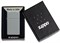 Зажигалка ZIPPO Slim® с покрытием Flat Grey, латунь/сталь, серая, глянцевая, 29x10x60 мм - фото 357160