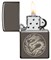 Зажигалка ZIPPO Лучшая цена 2022 с покрытием Black Ice®, латунь/сталь, чёрная, 38x13x57 мм - фото 357185