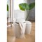 Корзина для мусора с крышкой del, 5 л, organic, молочная - фото 362768