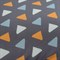 Комплект постельного белья из сатина мятного цвета с принтом triangles из коллекции wild, 200х220 см - фото 363548