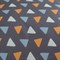 Комплект постельного белья из сатина мятного цвета с принтом triangles из коллекции wild, 200х220 см - фото 363549