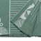 Скатерть из хлопка зеленого цвета с рисунком Ледяные узоры из коллекции new year essential, 180х260с - фото 363831