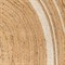 Ковер из джута овальный с вставками белого цвета из коллекции ethnic, 160х230 см - фото 364382