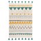 Ковер из хлопка с контрастным этническим орнаментом из коллекции ethnic, 120x180 см - фото 364441