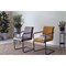 Кресло carmen, экозамша, серое - фото 365714