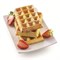 Форма для приготовления вафель waffel classic силиконовая золотая - фото 365807