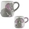 Набор из 2 кружек elephant, 405 мл и 195 мл - фото 366053