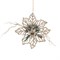 Украшение новогоднее "Цветок",  L26,5 W3 H26,5 см - фото 371917