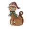 Фигурка декоративная "Кошка",  10,5 W6 H16 см, 2в. - фото 375408