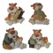 Фигурка  декоративная  "Тигр",   L5 W3 H4,5 см, 4в. - фото 375772