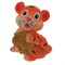 Фигурка декоративная "Тигр", L4 W3,5 H5 см, 12в. - фото 375857