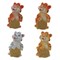 Фигурка декоративная "Тигр", L5,5 W5 H9 см, 4в. - фото 376065