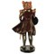 Фигурка декоративная "Тигр" (1xLR44)  с часами,  L13 W11,5 H26,5 см - фото 387114