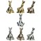 Фигурка декоративная "Заяц", L6 W4,5 H8 см, 9в. - фото 388238