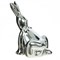 Фигурка декоративная "Заяц", L6 W4,5 H8 см, 9в. - фото 388243