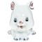 Фигурка декоративная "Заяц", L8,5 W5,5 H9 см, 3в. - фото 389766
