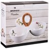 Менажница bronco "Meadow" трехсекционная с ручкой 24,5*23*7 см - фото 392325