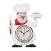 Часы настенные кварцевые "Chef kitchen" 19*5*30 см диаметр циферблата=10 см - фото 393586