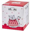 Банка для сыпучих продуктов с клипсой коллекция "Christmas gift" 14.1x10.2x14.2 см - фото 393710