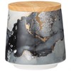 БАНКА С ДЕРЕВ.КРЫШКОЙ LEFARD "MOON ART" 550МЛ 10,5*10,5СМ (КОР=36ШТ.) - фото 393961