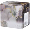 БАНКА С ДЕРЕВ.КРЫШКОЙ LEFARD "MOON ART" 550МЛ 10,5*10,5СМ (КОР=36ШТ.) - фото 393962