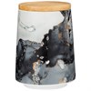 БАНКА С ДЕРЕВ.КРЫШКОЙ LEFARD "MOON ART" 650МЛ 10,5*14СМ (КОР=24ШТ.) - фото 393965