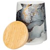 БАНКА С ДЕРЕВ.КРЫШКОЙ LEFARD "MOON ART" 650МЛ 10,5*14СМ (КОР=24ШТ.) - фото 393967