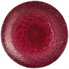Тарелка "Lace" bordeaux 28 см - фото 395440